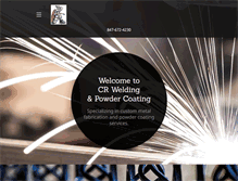 Tablet Screenshot of crweldingllc.com